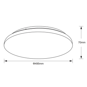 Plafoniera LED ZERO CCT 8695 - Img 2