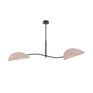Plafoniera LOTUS 2 Negru Gri - Img 2