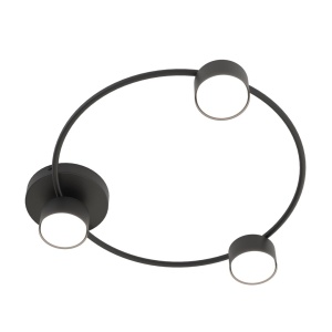 Plafoniera LUCIO 3 Negru
