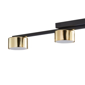 Plafoniera Negru Auriu 4xGX 53 DALLAS 6095TK - Img 3