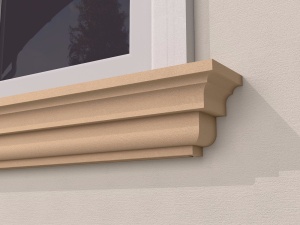 Solbanc/pervaz decorativ exterior FP220 dimensiuni 150x130x2000mm - Img 3