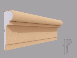 Ancadrament fereastra exterior FP107 dimensiuni 150x60x2000mm - Img 1