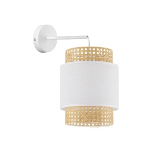 Aplica perete Alb 1xE27 BOHO 6538TK - Img 1