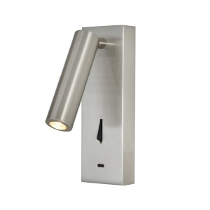 Aplica perete de citit 3W 3000K Nichel Incarcator tip C TARIFA III 8986