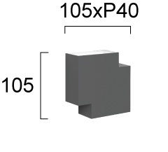 Aplica perete exterior LED 3000K Adrina 4309200 - Img 3