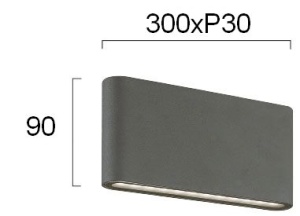 Aplica perete exterior LED 3000K Argon 4226701 - Img 2