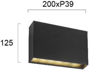 Aplica perete exterior LED 3000K Elvira 4257200 - Img 3
