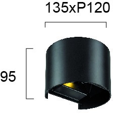 Aplica perete exterior LED 3000K Greg 4188701 - Img 2