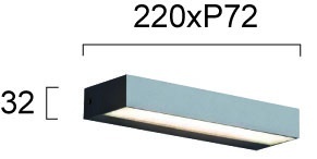 Aplica perete exterior LED 3000K Tech 4137600 - Img 3