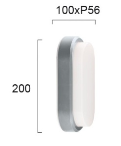 Aplica perete exterior LED 3000K Tinos 4171600 - Img 2