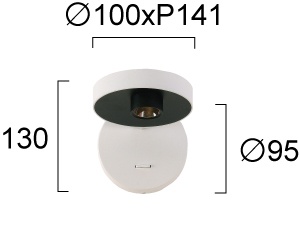 Aplica perete LED 3000K Factory 4288000 - Img 2