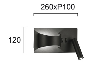 Aplica perete LED 3000K Jake 4243300 - Img 4