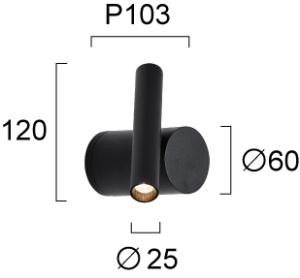 Aplica perete LED 3000K Planet 4292900 - Img 3