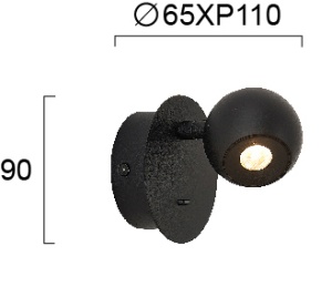 Aplica perete LED 3000K Sebastian 4270800 - Img 2