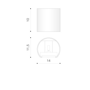 Aplica perete LETICIA 2 LED DGR - Img 2