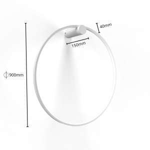 Aplica perete Mirror Alb LED 3000K - Img 4