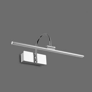 Aplica chrome, Aplica dormitor chrome, Aplica liniara minimalista, Aplica de perete baie, Aplica perete, Aplica perete metal, Lampa de perete, Aplica dormitor, Iluminat interior, Aplica perete moderna, Aplica living, Aplica moderna dormitor, Aplica dormit