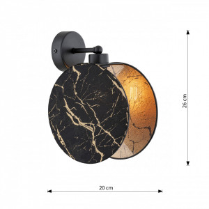Aplica neagra, Aplica perete, Aplica dormitor neagra, Aplica perete lampa, Lampa de perete, Aplica dormitor, Iluminat interior, Aplica perete moderna, Aplica living, Aplica moderna dormitor, Aplica dormitor moderna, Aplica de perete living, Aplica de pere