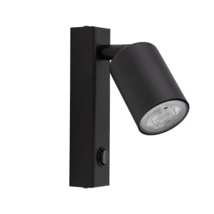Aplica perete Negru 1xGU10 TOP 5738TK - Img 1