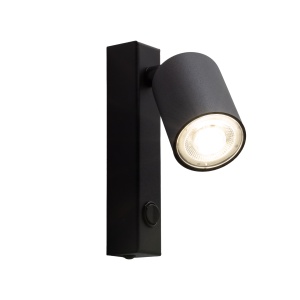 Aplica perete Negru 1xGU10 TOP 5738TK - Img 2