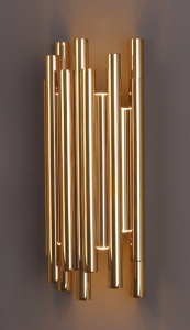 Aplica perete ORGANIC W0187D LED Auriu - Img 2