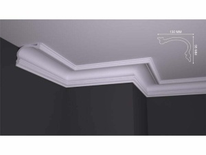Bagheta de colt / Cornisa de interior BC40 dimensiuni 130x95x2000mm - Img 2