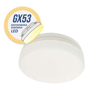 Bec LED LP-GX53-7W 3000K