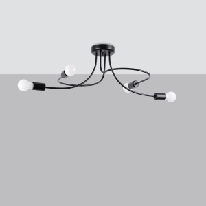 Candelabru LEVAR 4 Negru - Img 2