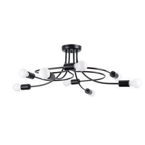 Candelabru LEVAR 8 Negru - Img 1