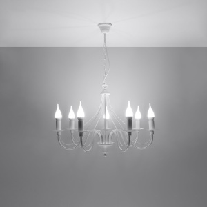 Candelabru MINERWA 7 Alb - Img 3