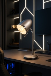 Lampa de birou K-MT-200 Argintiu - KAJTEK - Img 2