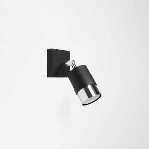 Lampă de perete NERO Negru Chrome - Img 2