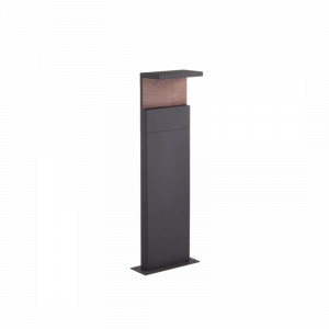 Lampa exterior moderna grafit cu led pentru gradina Ruka M