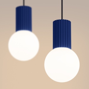 Lampă suspendată HALO 2L ultramarin - Img 3