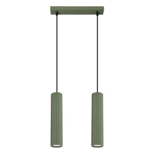 Lampă suspendată KARBON 2 Verde măsliniu - Img 1
