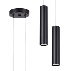 Lampă suspendată LAGOS 2P negru