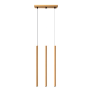 Lampă suspendată PASTELO 3L Auriu - Img 1
