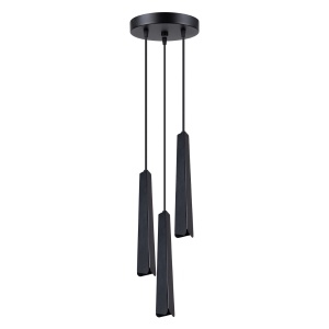 Lampă suspendată PRYSM 3P negru - Img 1