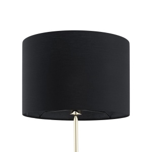 Lampadar Auriu Negru 1xE27 UMBERTO 16029TK - Img 3