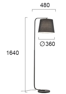 Lampadar E27 Cobbe 4175000 - Img 3