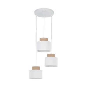Lustra Alb 3xE27 DUO 2594TK - Img 1