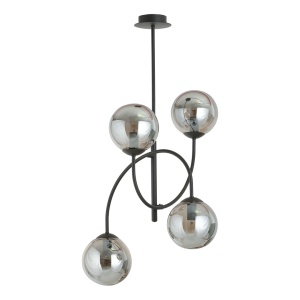 Lustra ARCHI 4B Negru GRAFIT - Img 2
