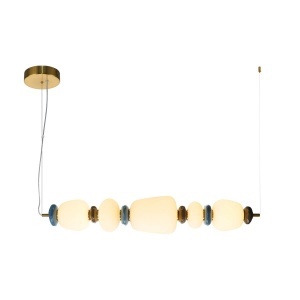 Lustra Auriu LED becuri Evans