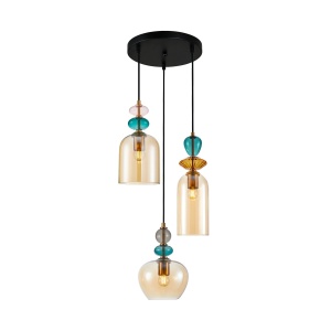 Lustra Busco Multicolor 3xE27
