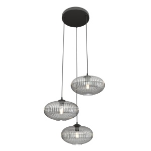 Lustra COCO 3 Negru PREM Grafit