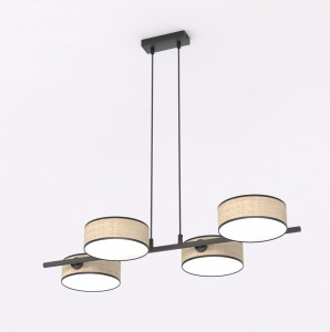 Lustra DRUMZ 4 Ratan - Img 2