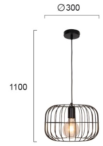 Lustra E27 Zenith 4211300 - Img 3