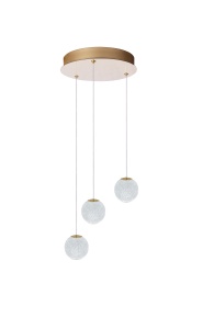 Lustra EDEM 3 ROUND Auriu