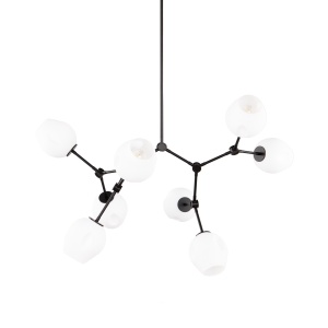Lustra Ferral Negru 8 x E27 - Img 3