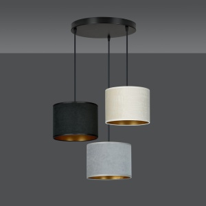 Lustra HILDE 3 Negru MIX - Img 3